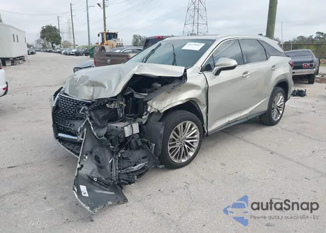 2020 Lexus Rx 350L Luxury z USA, uszkodzony, nr VIN JTJJZKEA4L2017901